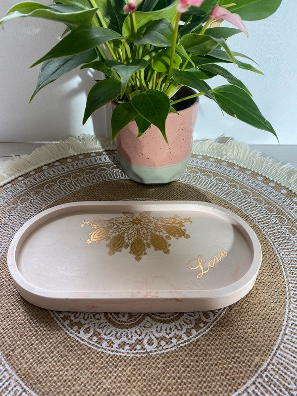Plateau décoré