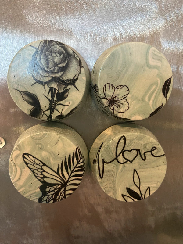 Magnet frigo - Lot de 4