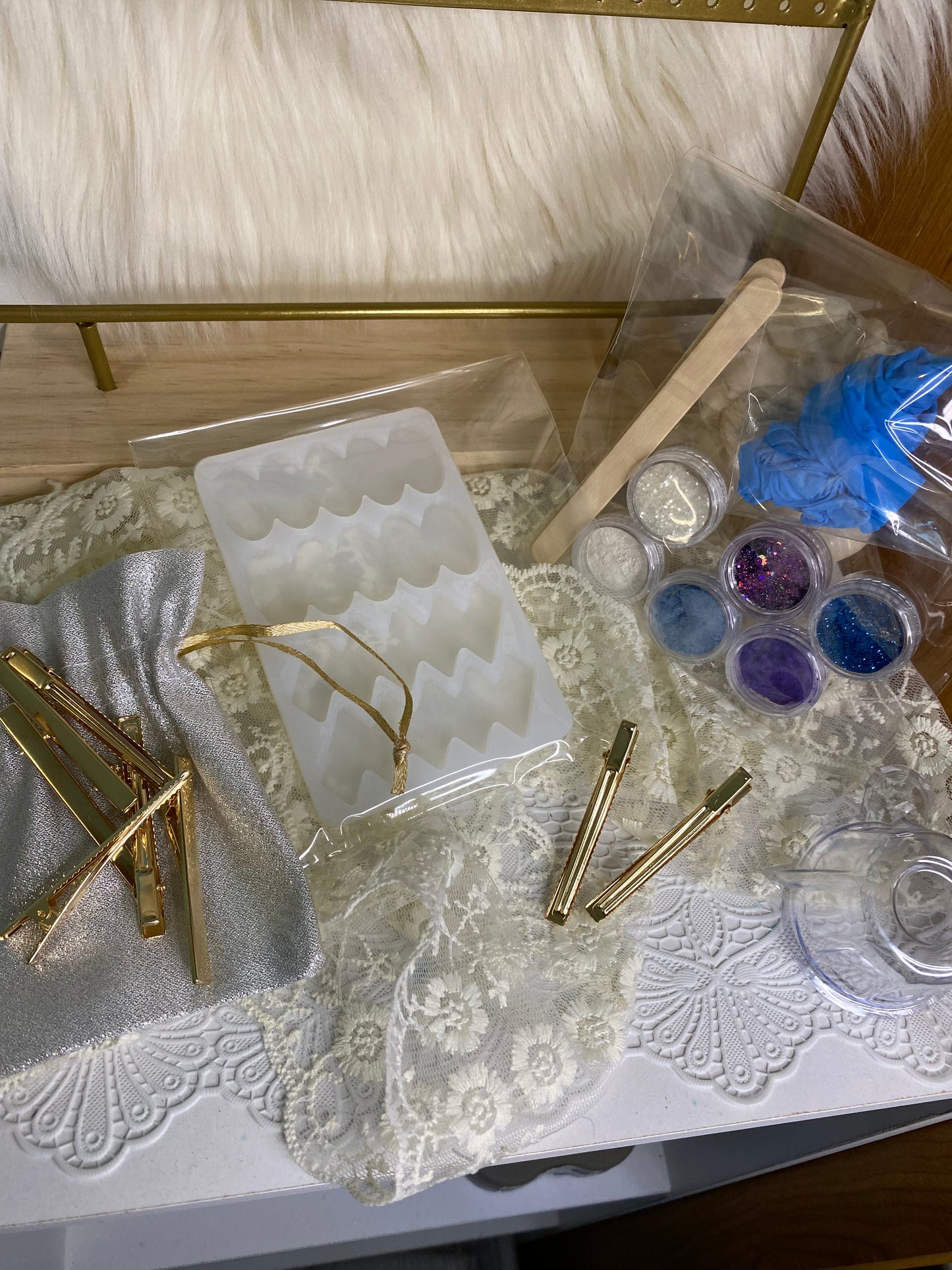 Kit résine barrettes