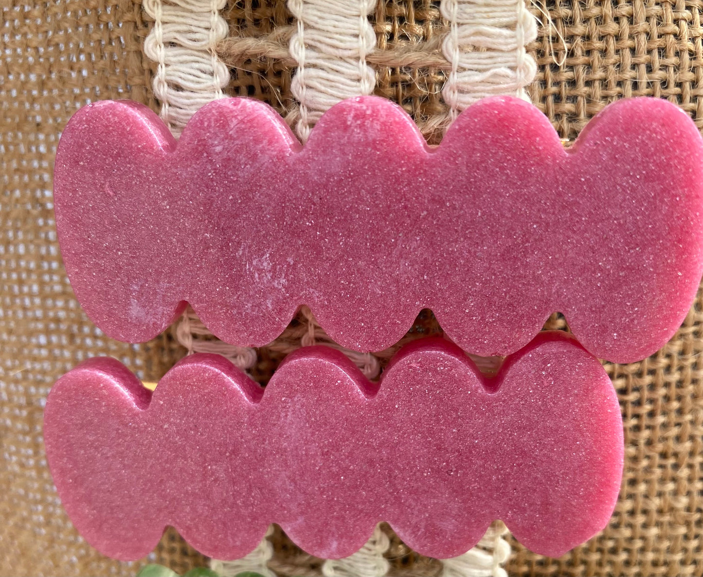Barrettes cheveux en pâte polymère et résine