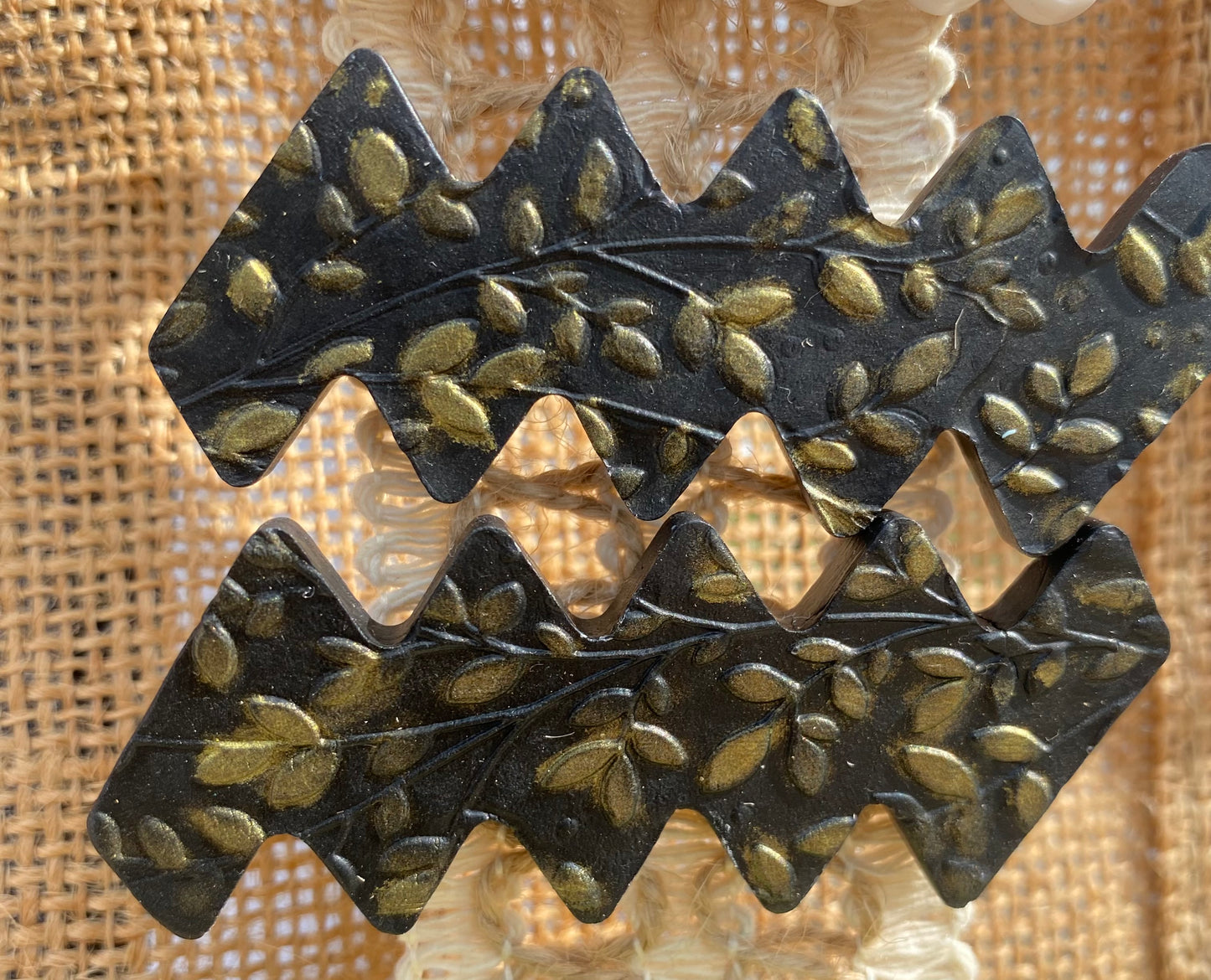 Barrettes cheveux en pâte polymère et résine