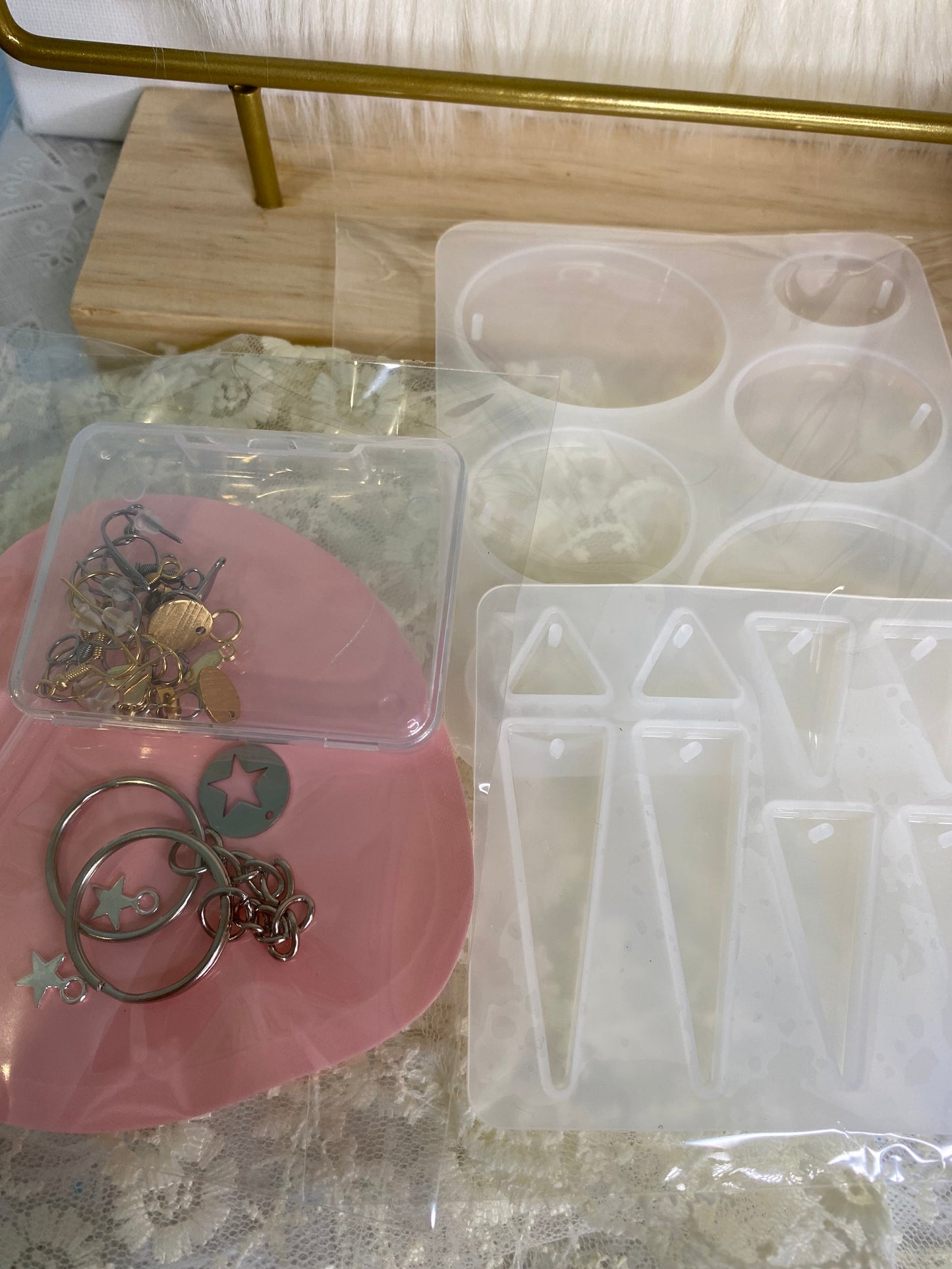 Kit résine boucles d’oreilles