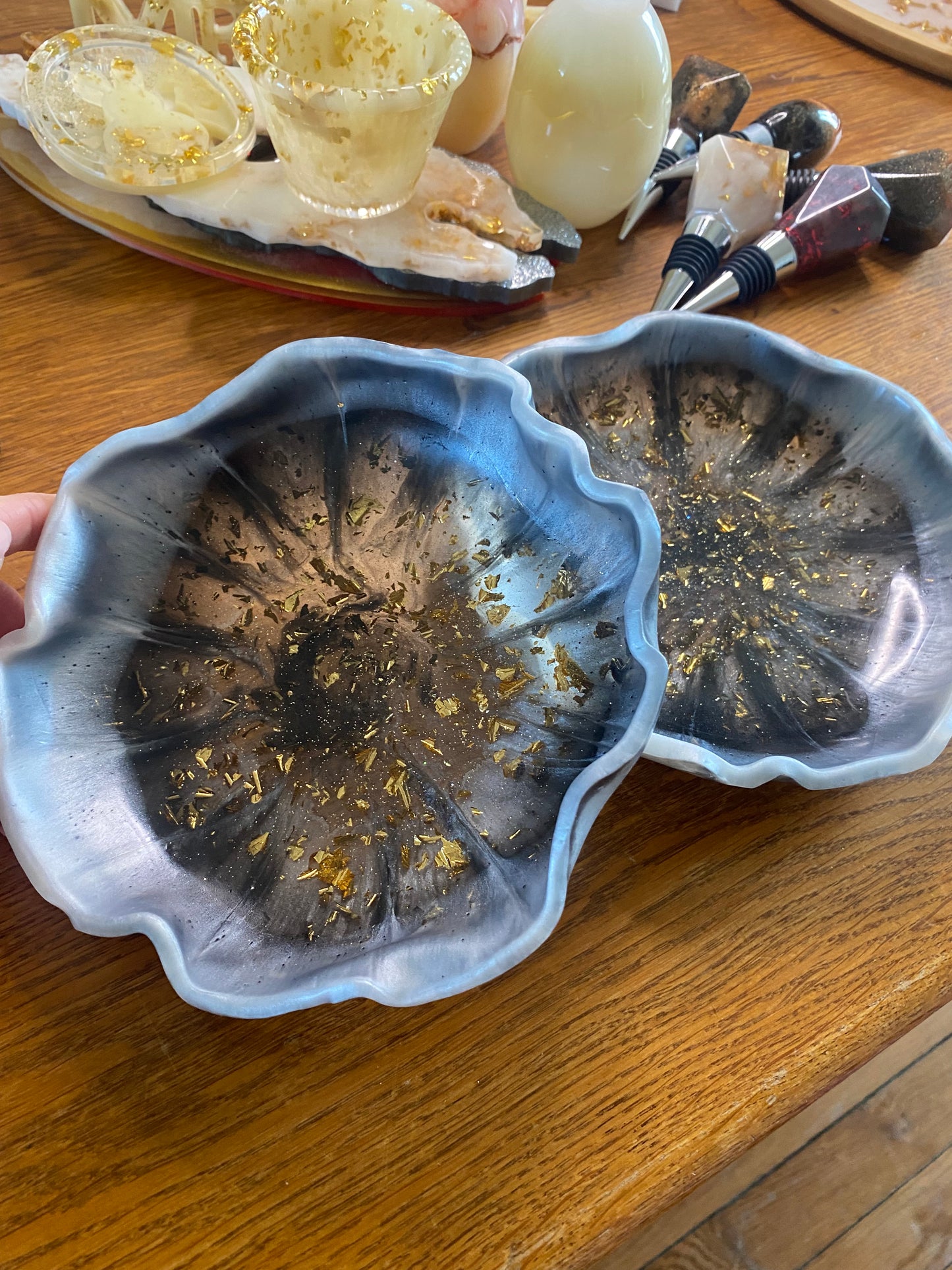 Divers déco et plateau en résine