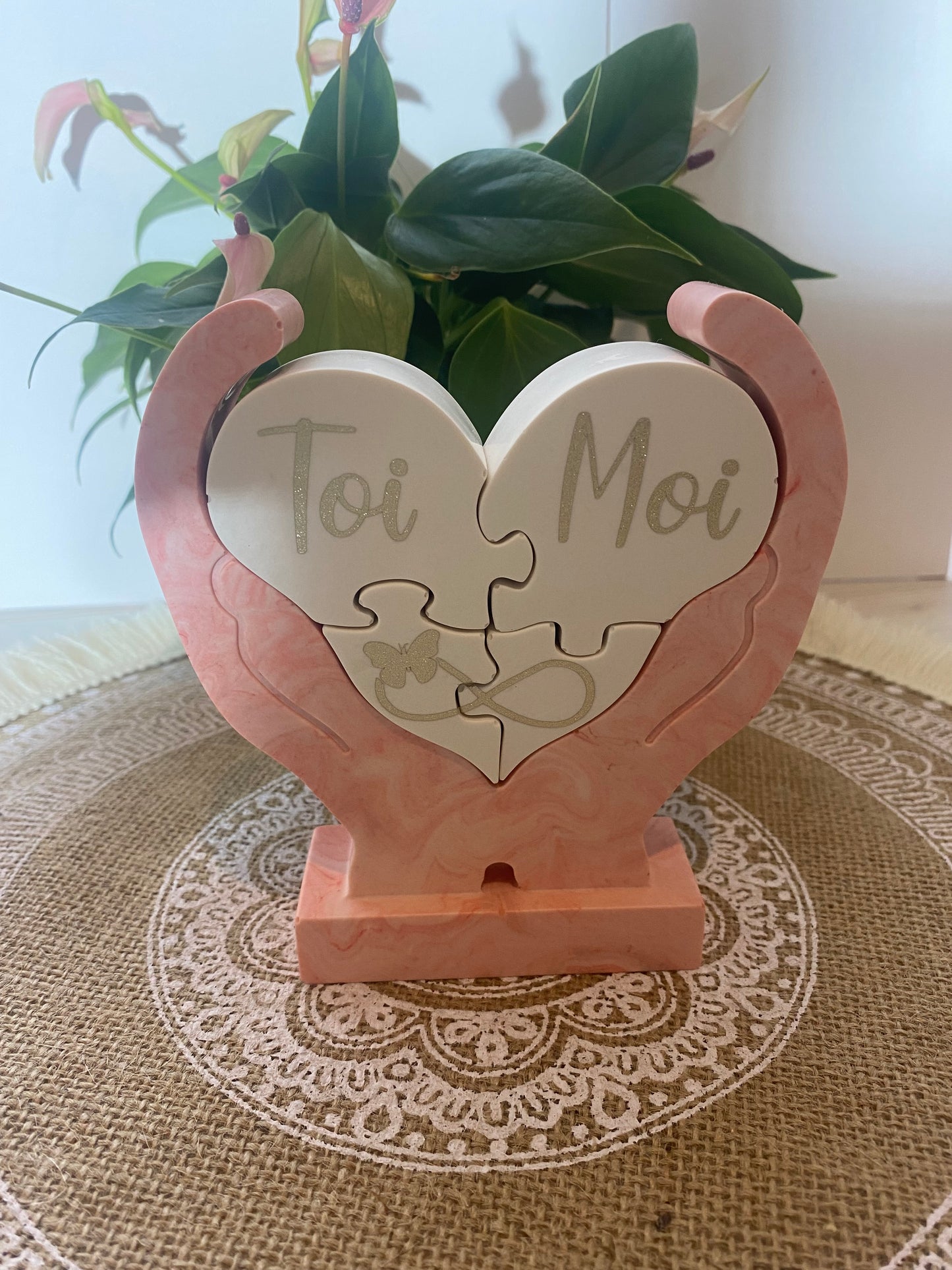Mains coeur puzzle