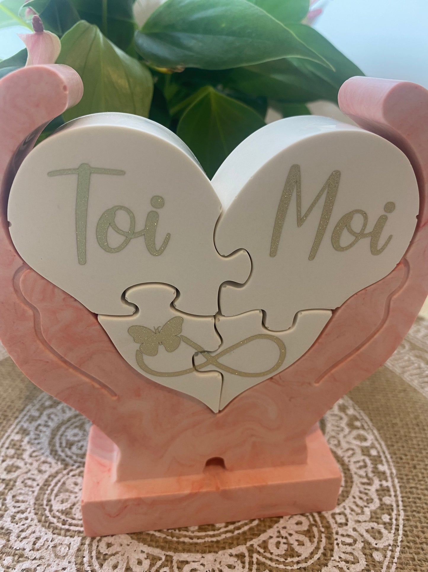 Mains coeur puzzle