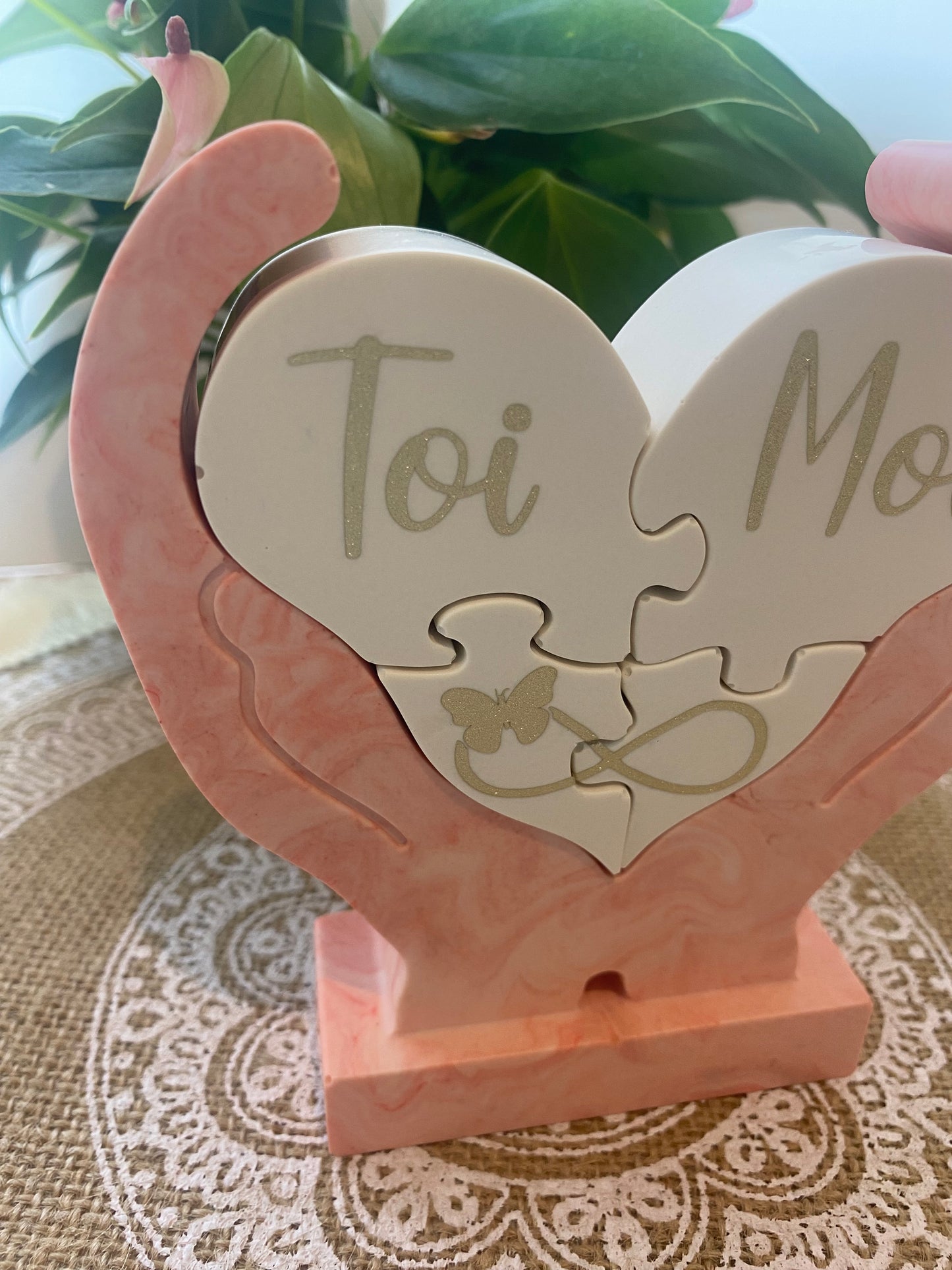 Mains coeur puzzle