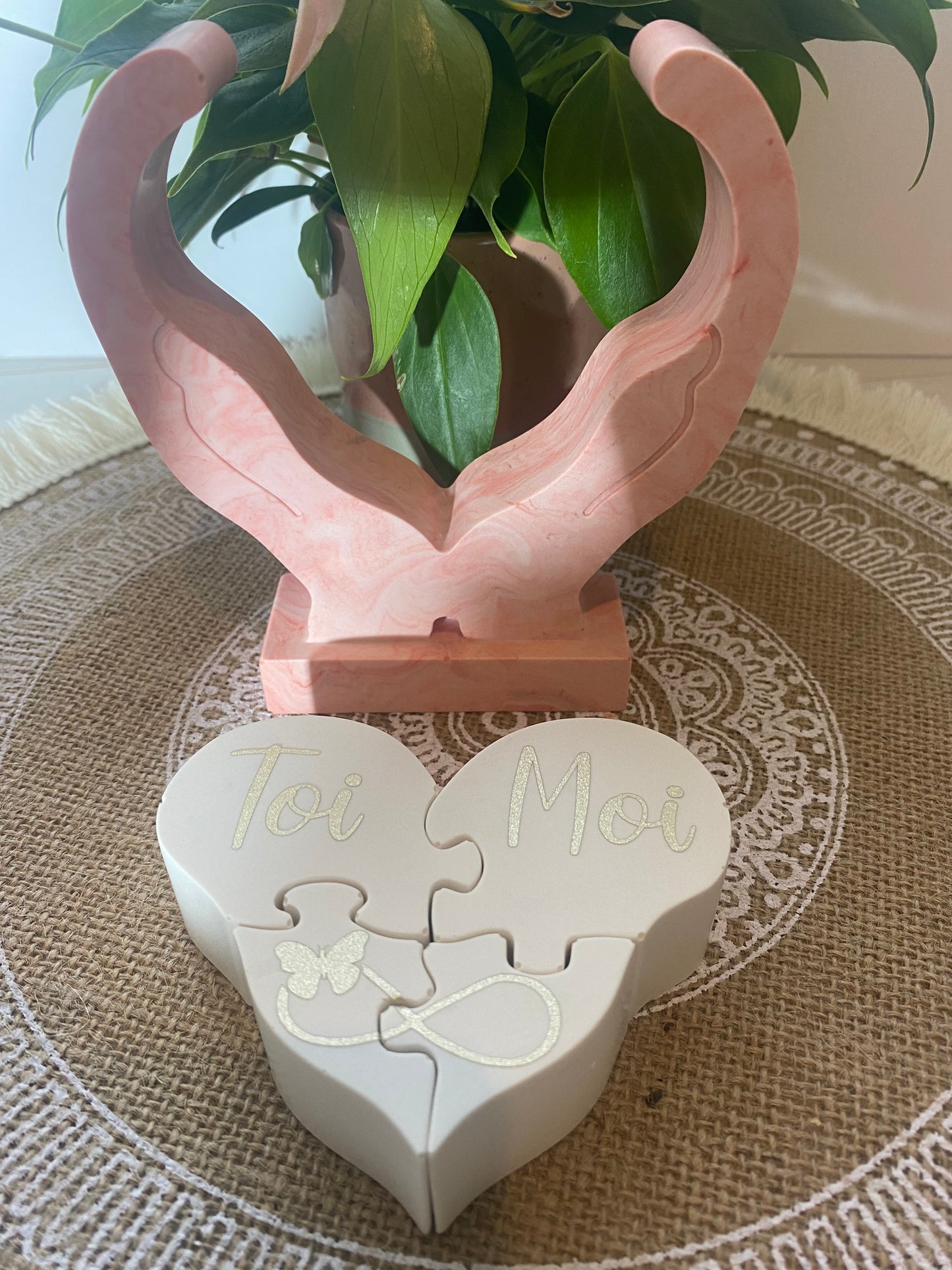 Mains coeur puzzle