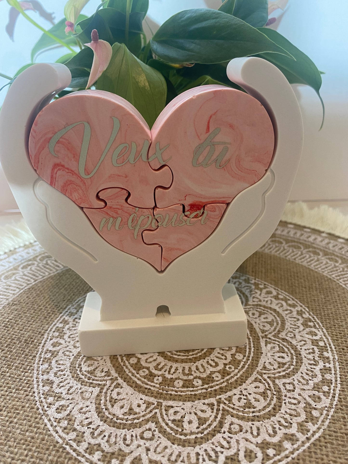Mains coeur puzzle