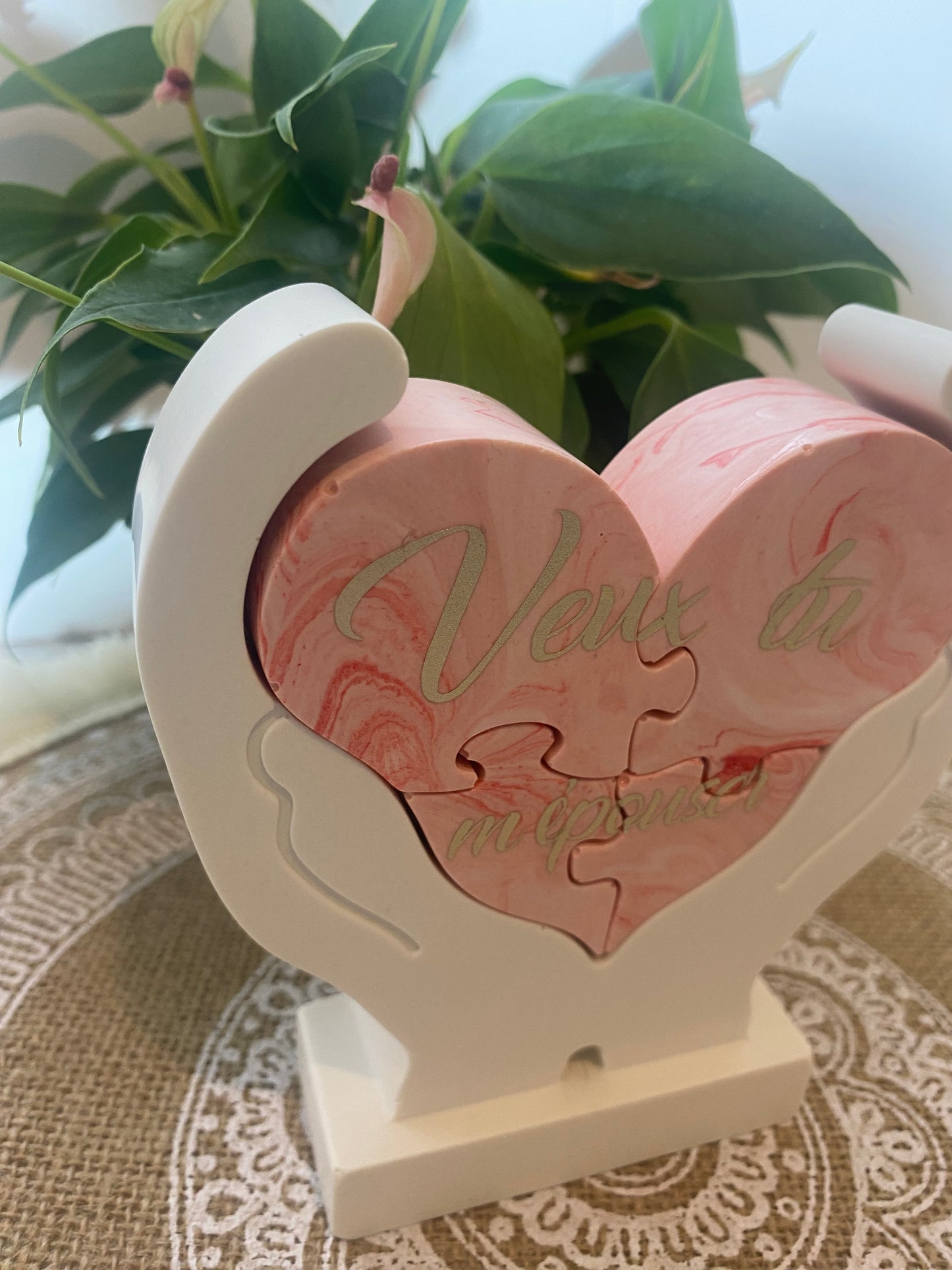 Mains coeur puzzle