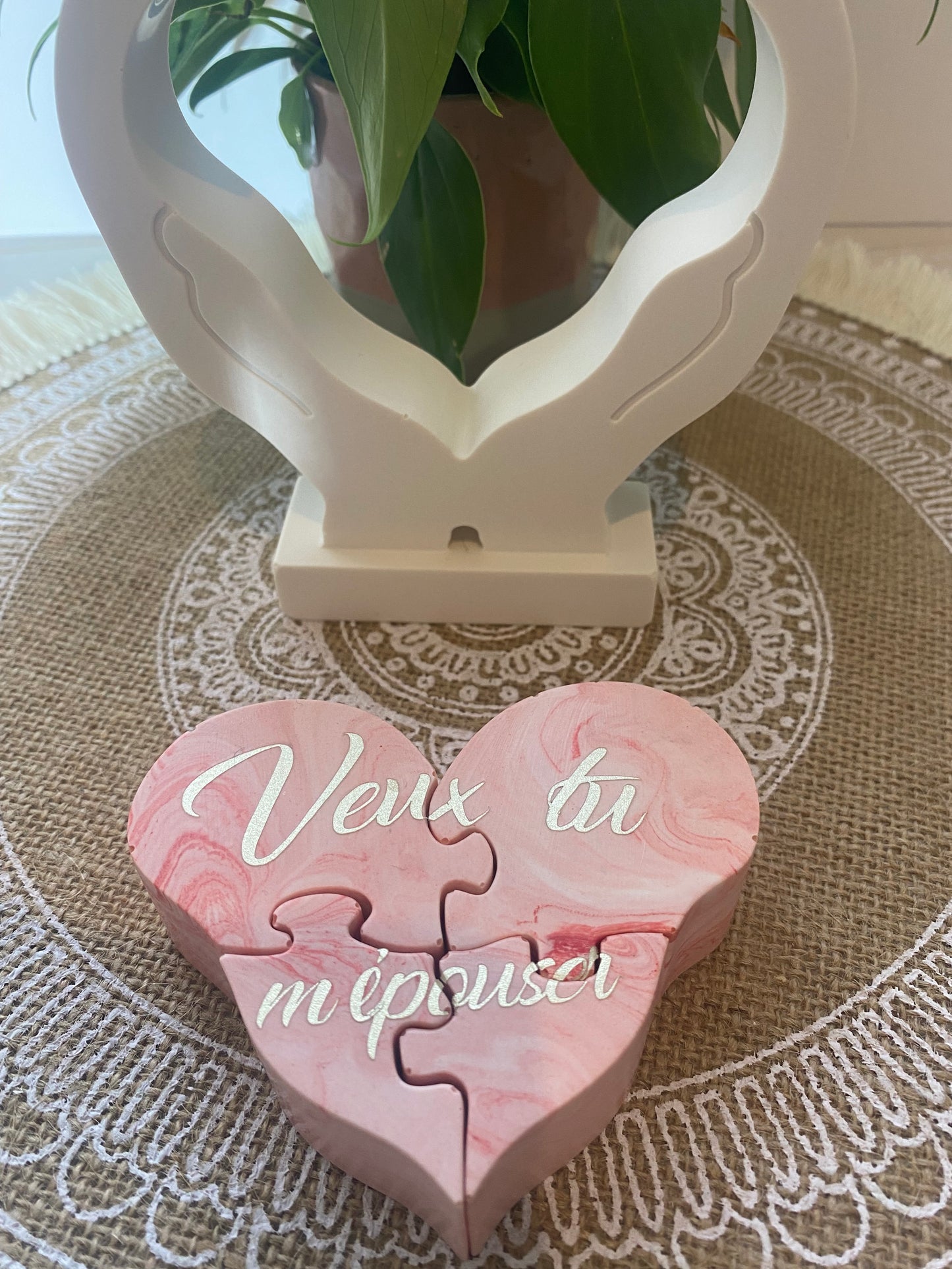 Mains coeur puzzle
