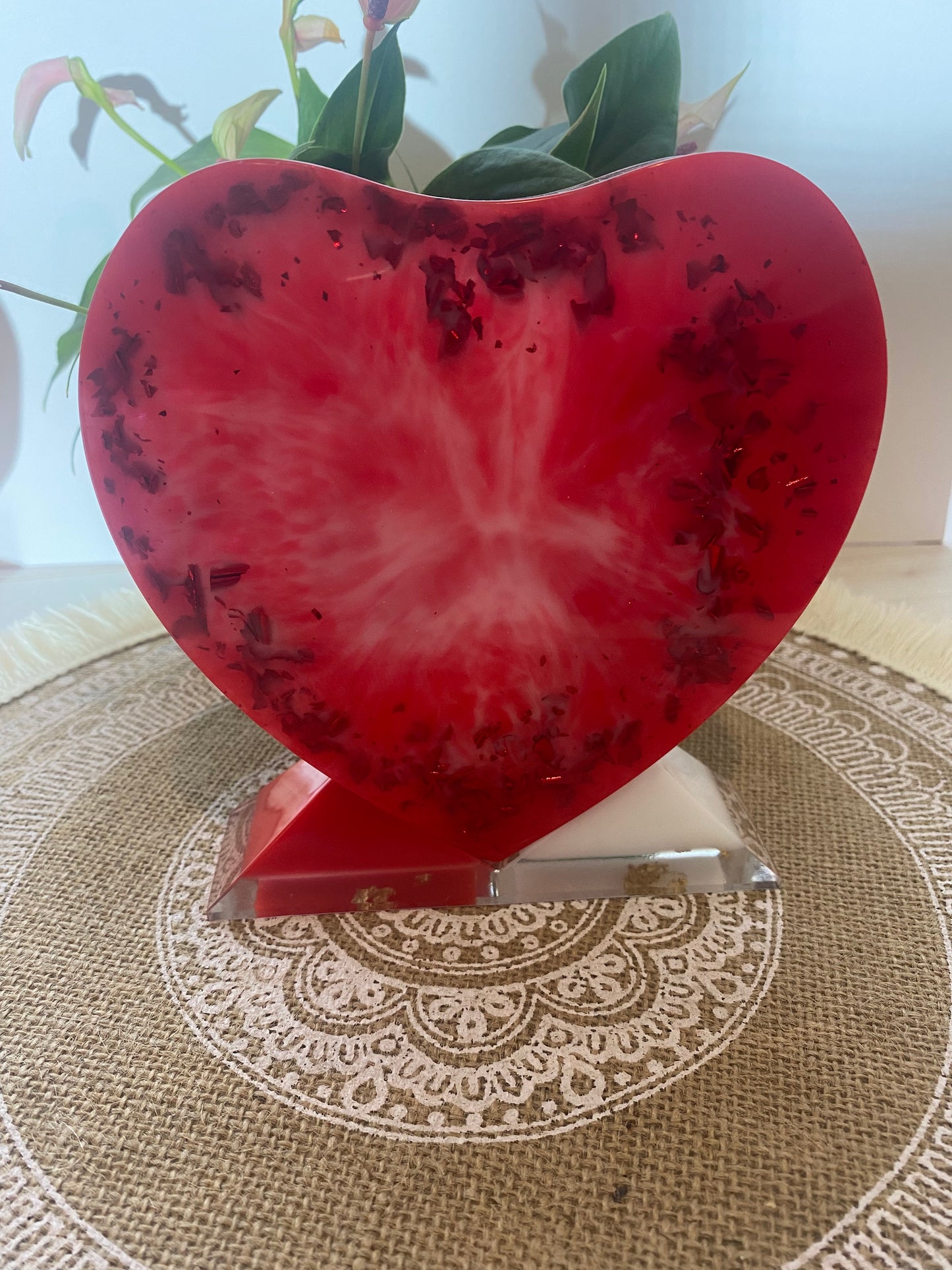 Coeur sur socle