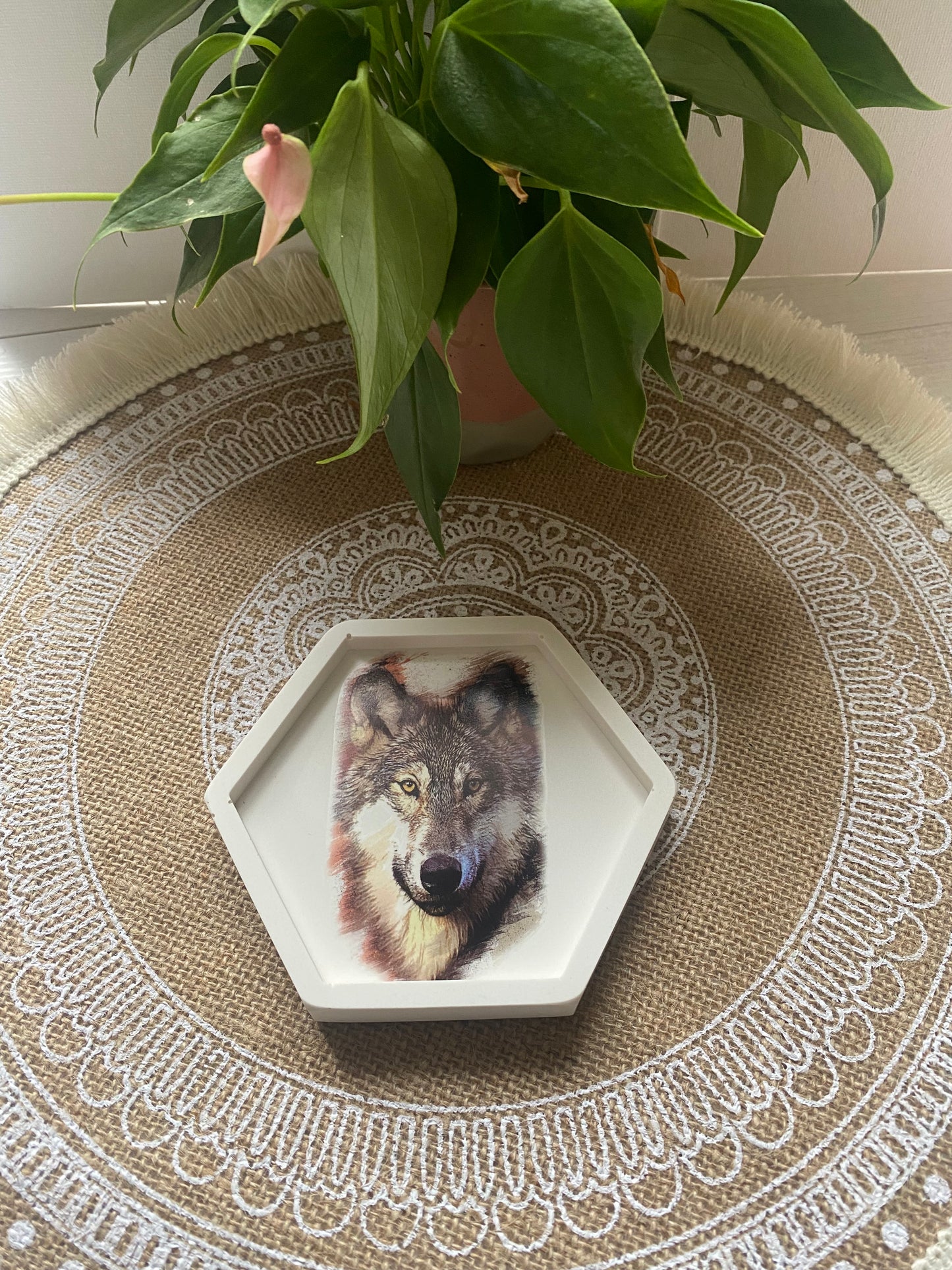 Petit plateau décoré