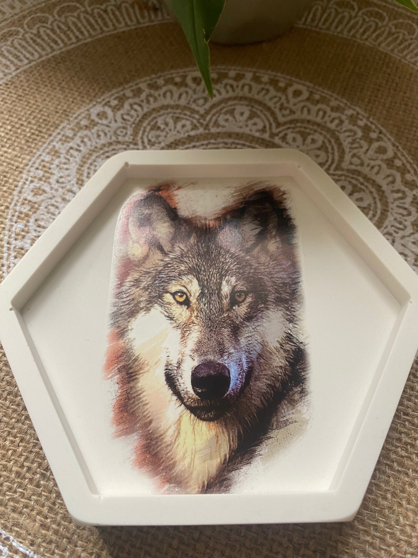 Petit plateau décoré