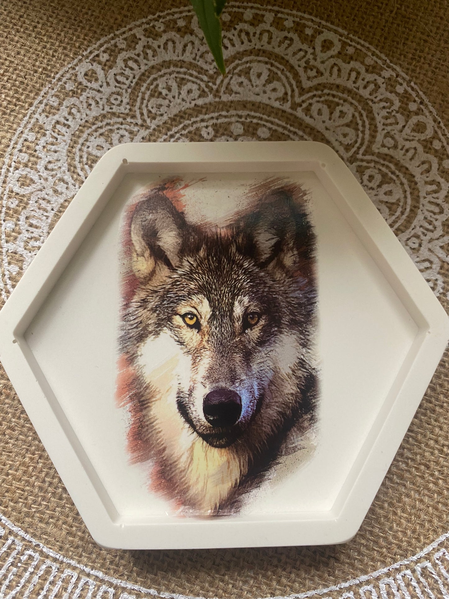 Petit plateau décoré