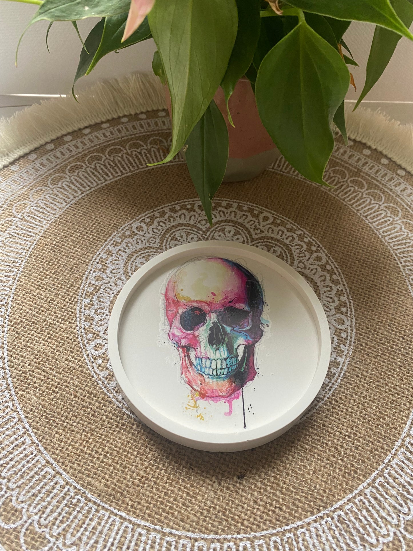 Petit plateau décoré