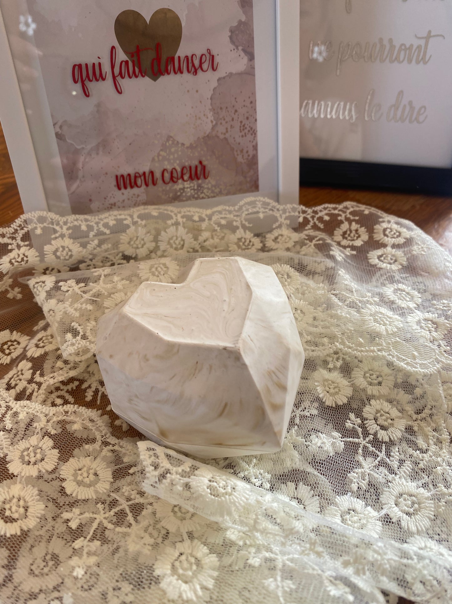 Boîte coeur diamant