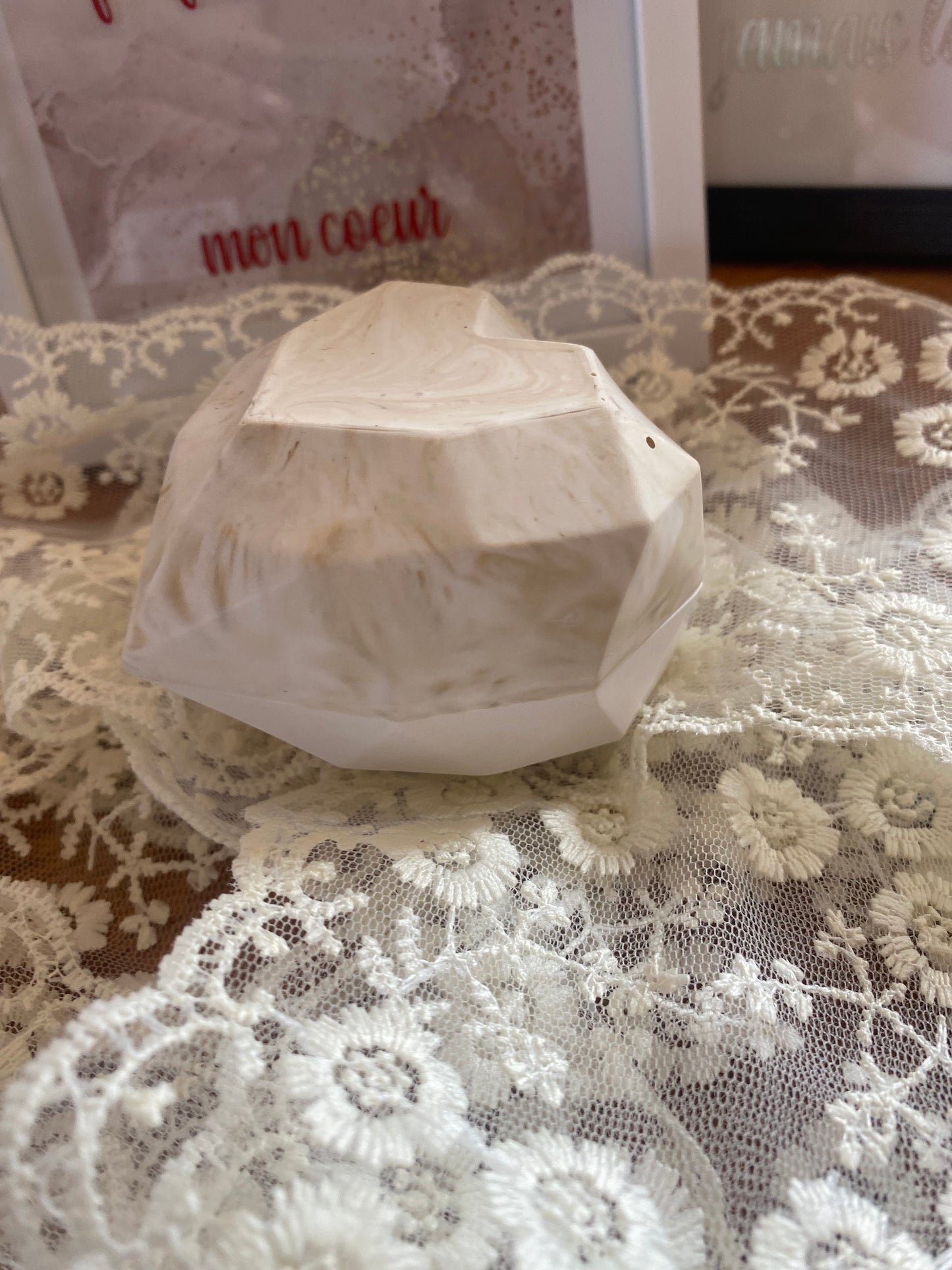 Boîte coeur diamant