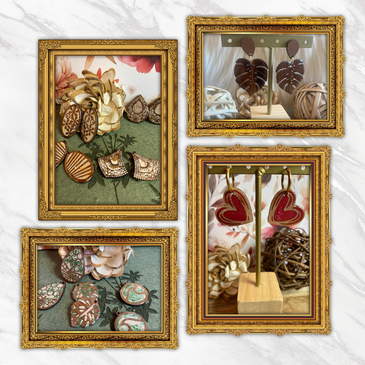 2.Collection Bois & Polymère 🌿 – L’alliance du naturel et du fait-main