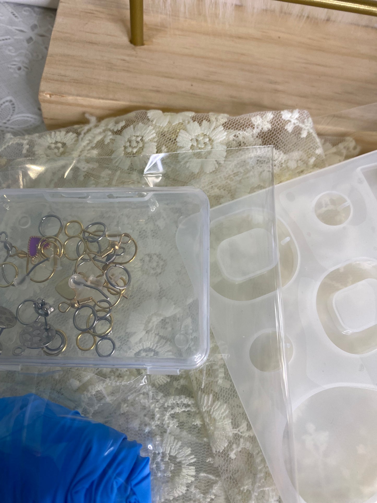 Kit résine boucles d’oreilles