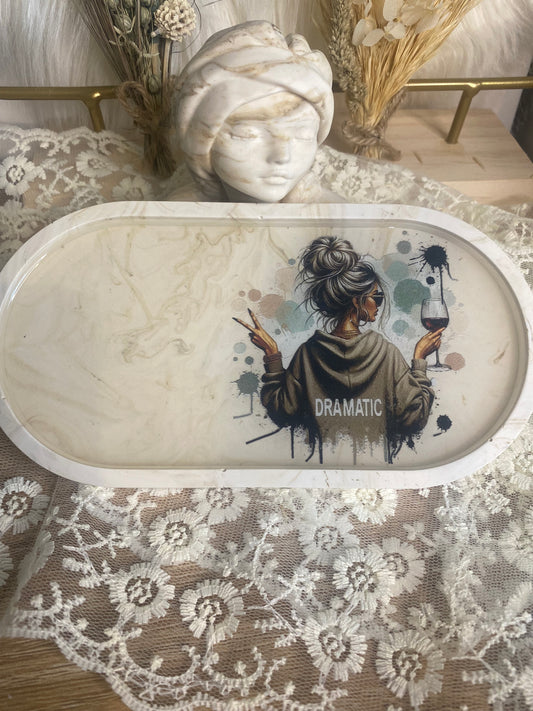 Plateau décoré