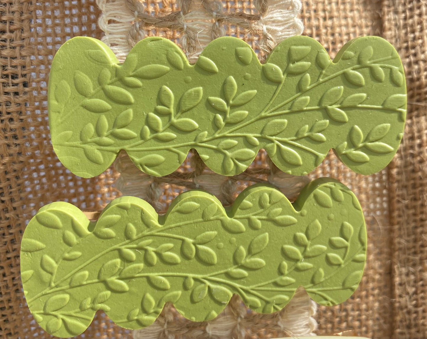 Barrettes cheveux en pâte polymère et résine