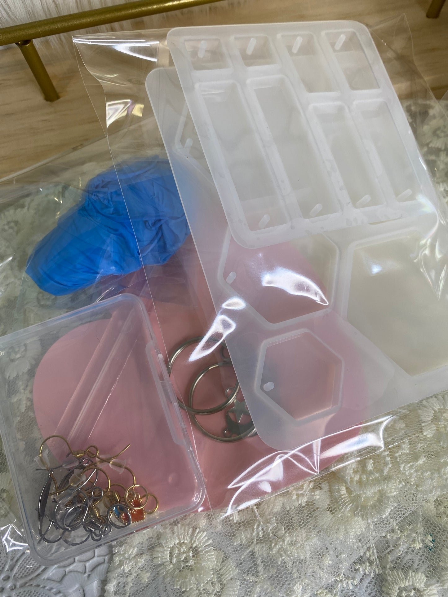 Kit résine boucles d’oreilles
