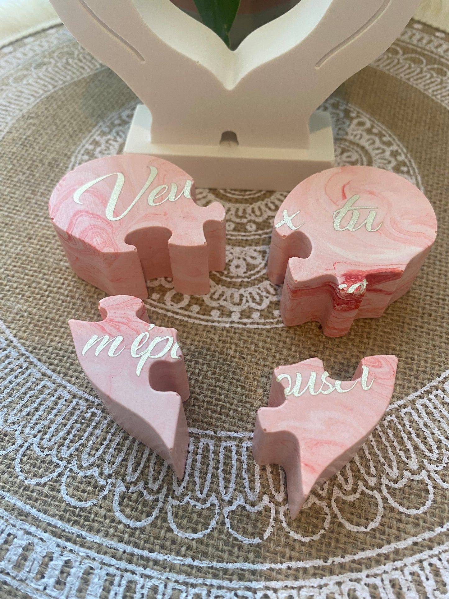 Mains coeur puzzle